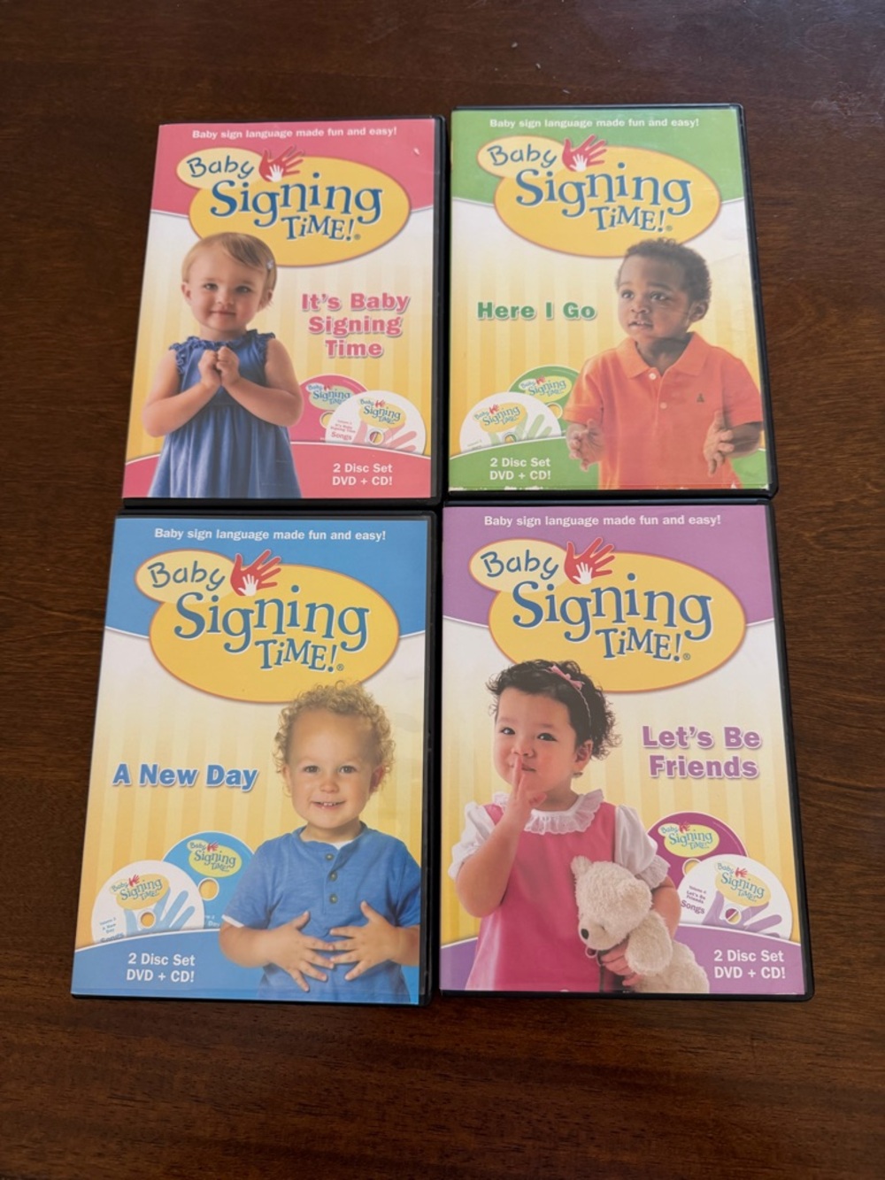 Baby Signing Time Vol. 1-4 DVD and Music CDs